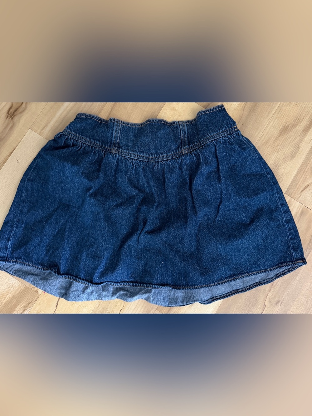 abercrombie kids Dark Blue Denim Skort